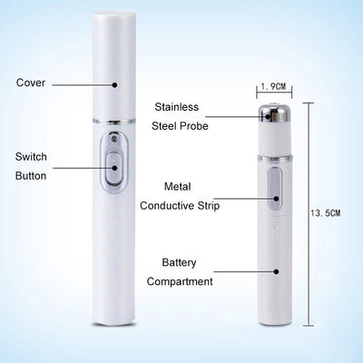Blue Light Acne Therapy Pen – Laser Device for Acne, Scars & Wrinkle Removal