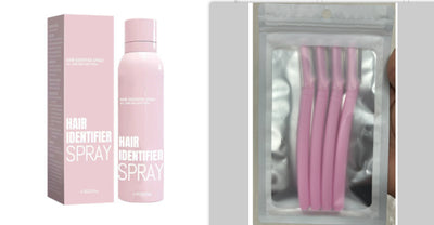 Hair Identifier & Moisturizing Spray Set – Smooth Face Shaving & Dermaplaning Skincare